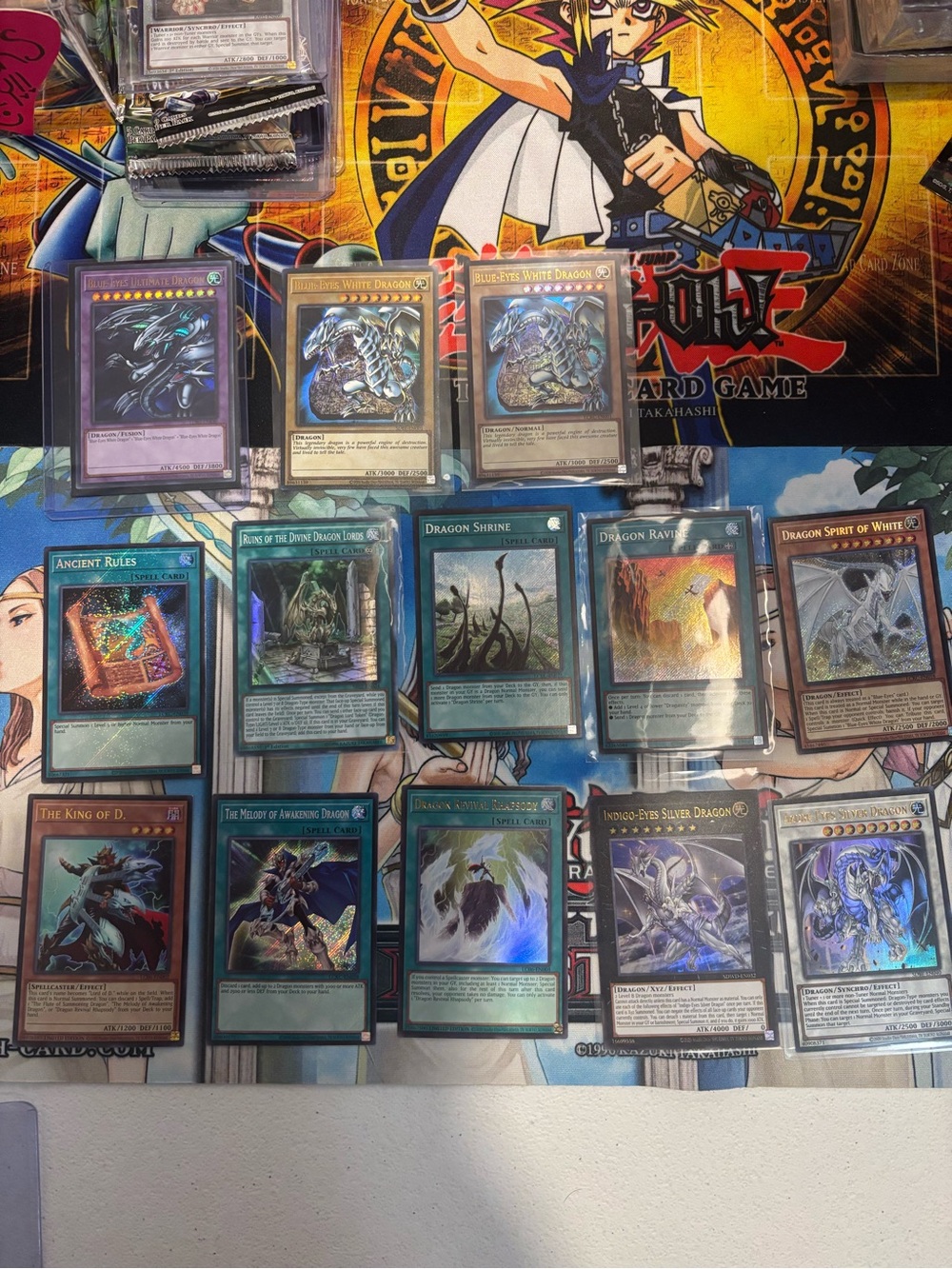 Yu-Gi-Oh Blue-Eyes White Dragon Secret Ultra Rare Bundle Lot NM